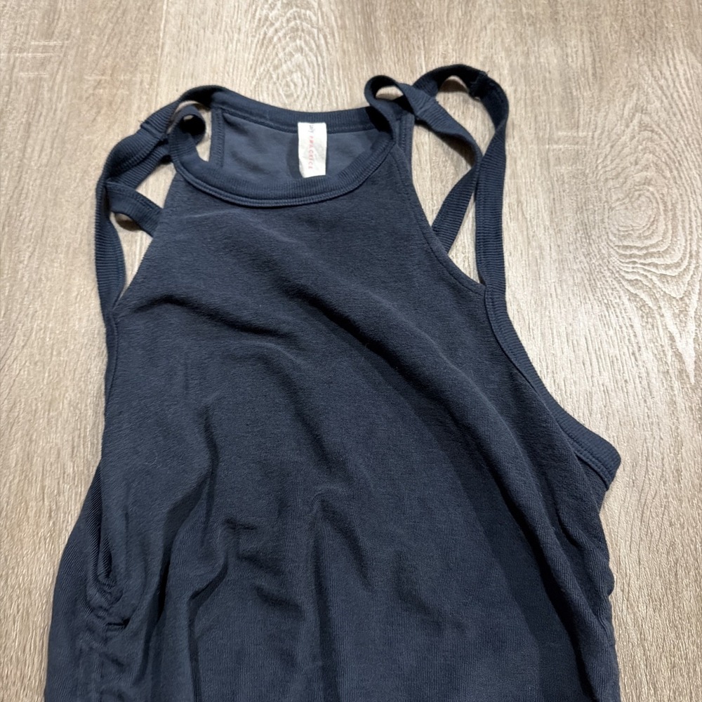 daily‎ practice anthropologie Bodycon Dress Navy Small - Picture 3 of 10